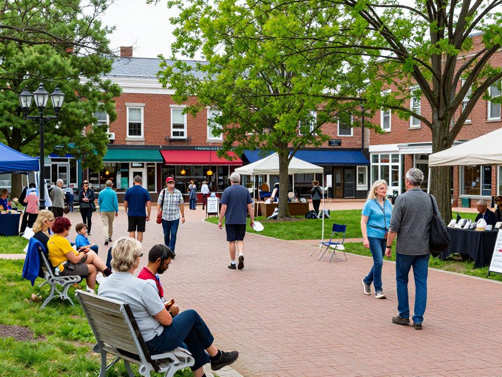 Community engagement event in Framingham with local businesses and residents.