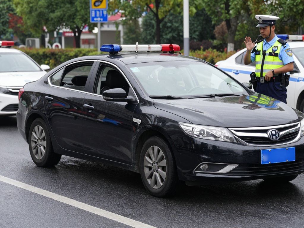 Scene of a hit-and-run incident in Las Vegas