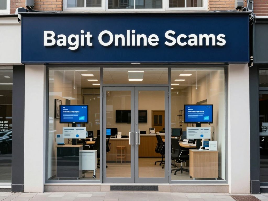 Le Belle Spa sign with digital security theme.