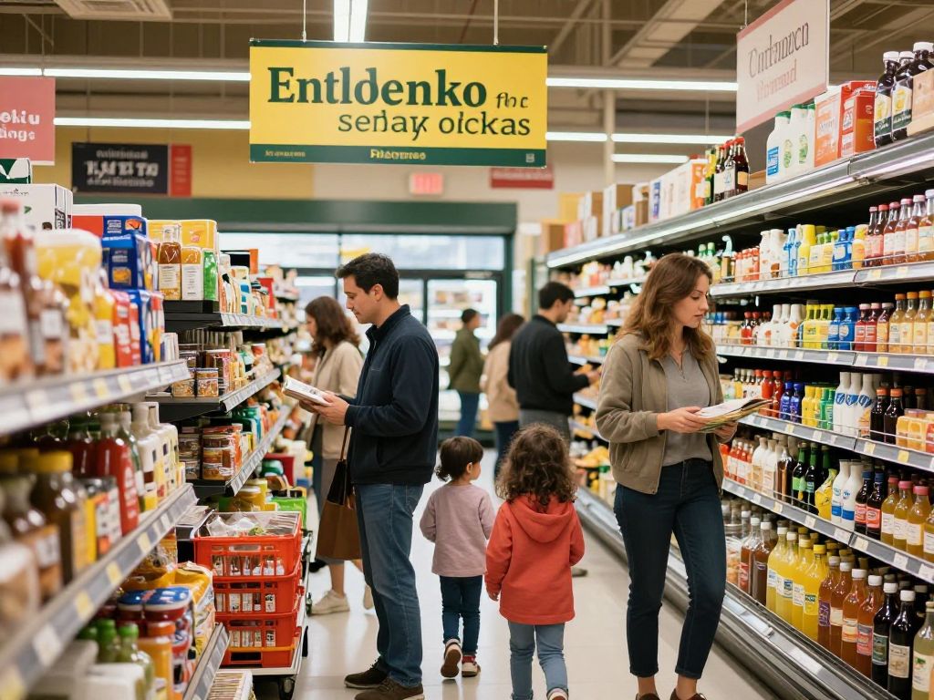 Supermarket showcasing community connections in Boston