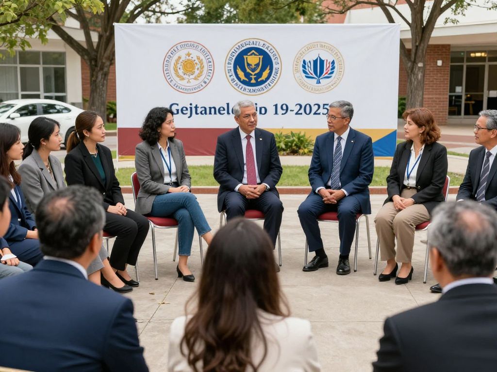 Community members discussing civic engagement in Newton
