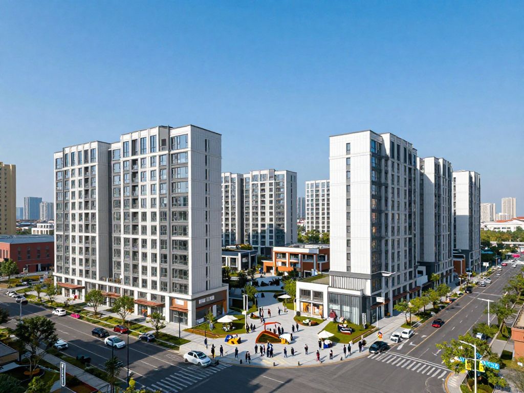 Rendering of the Newton housing and retail project