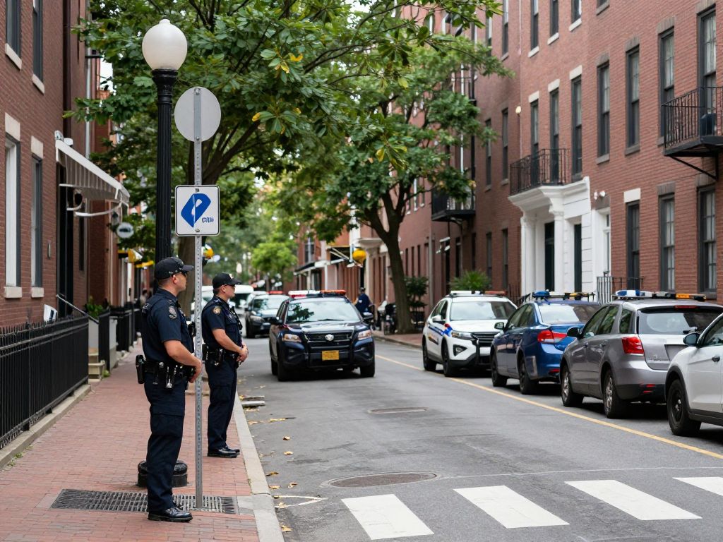 Seattle urban landscape captured during a peaceful moment with minimal activity.