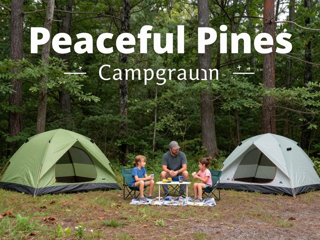 Families camping at Peaceful Pines Campground in Massachusetts