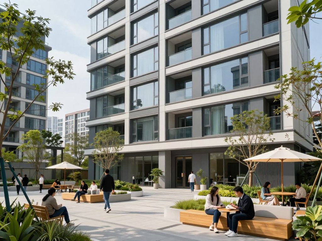 Proto apartment community located in Kendall Square, Cambridge, MA.