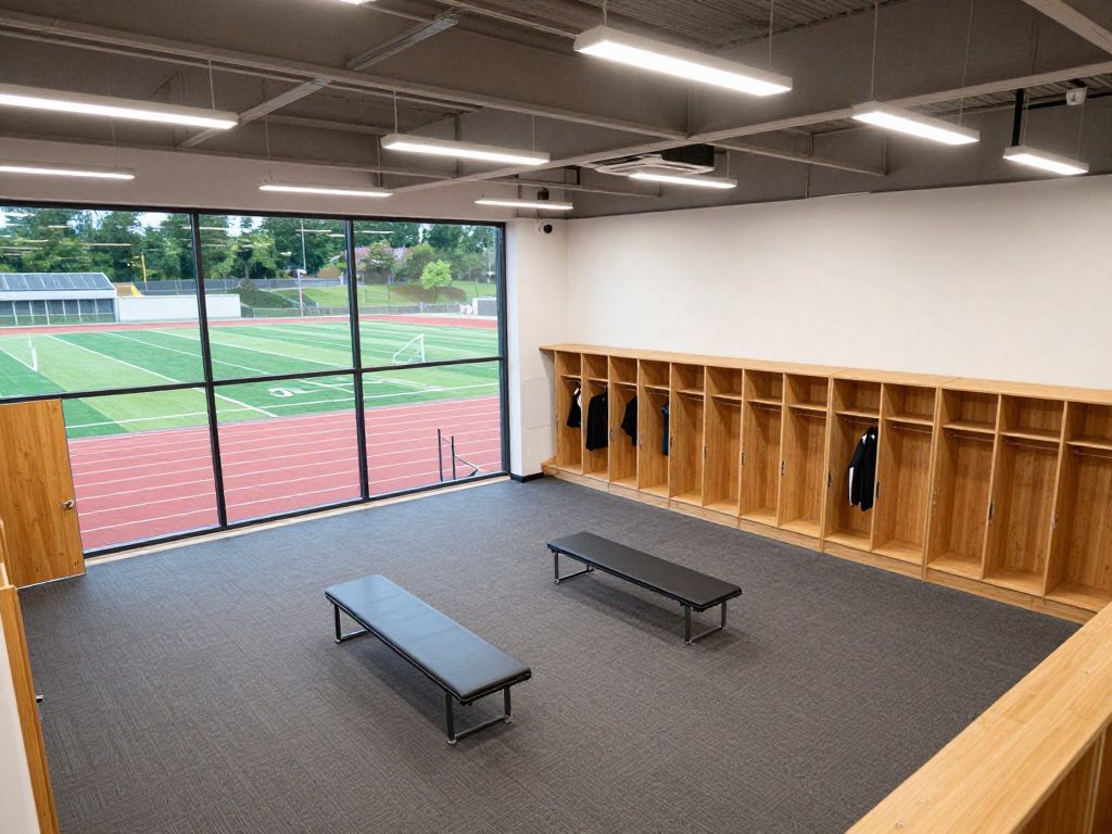 Renovated Clark Athletic Center at UMass Boston showcasing new athletic facilities.