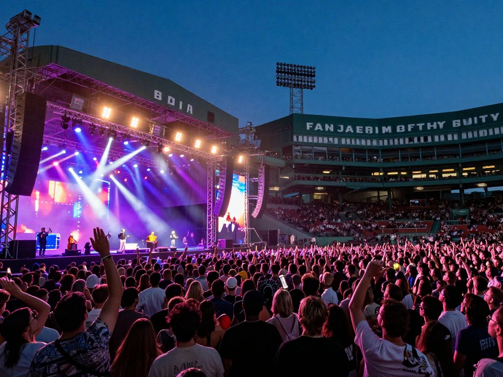 Crowd enjoying Subtronics concert at MGM Music Hall at Fenway