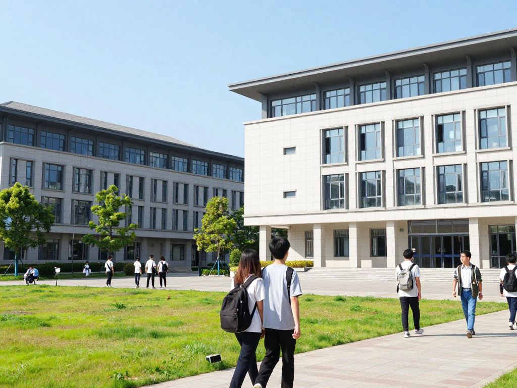 A vibrant campus view of Tufts University showcasing its academic and student facilities.