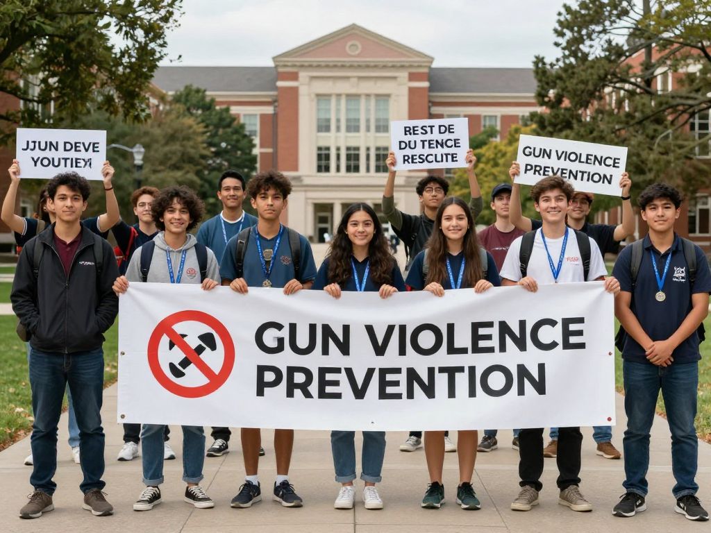 Tufts University students advocating for gun violence prevention on campus