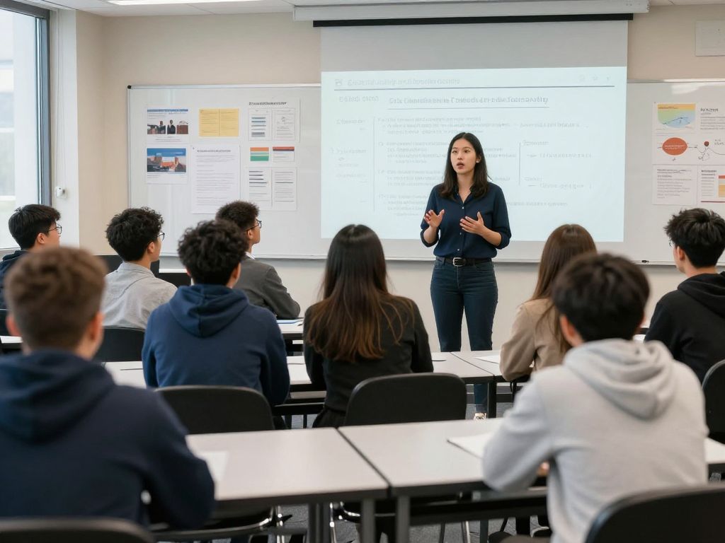 Students engaged in crisis leadership training at UMass Boston