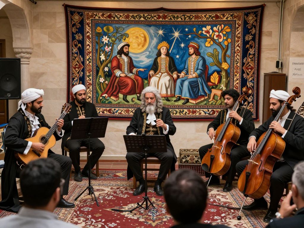 Performance of Bach Meets Khayyam in Watertown