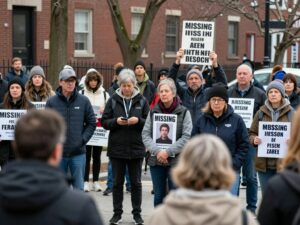 Boston residents gathering to support missing person search