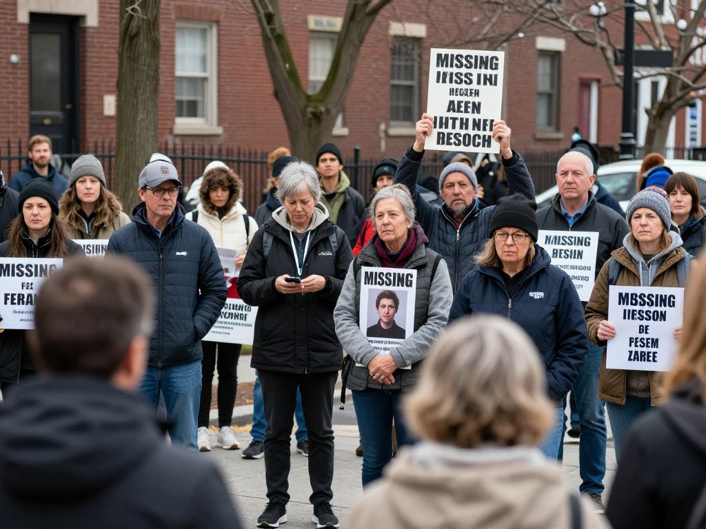 Boston residents gathering to support missing person search