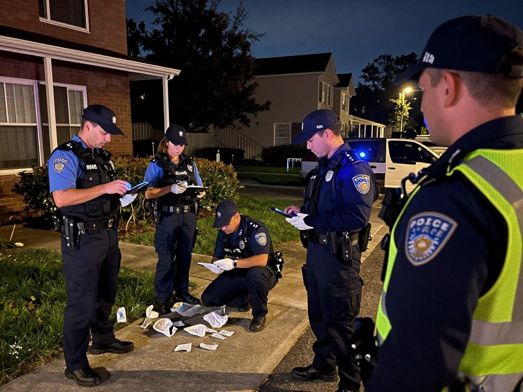 Police investigating a stabbing incident in Dorchester, Boston.