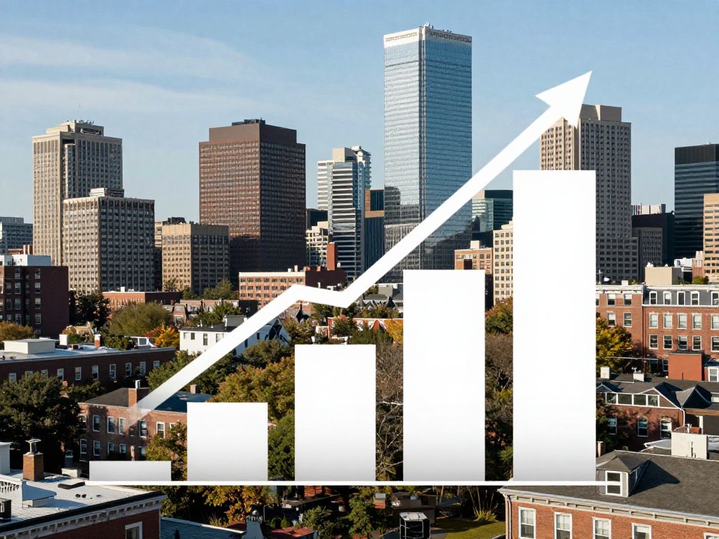 Cityscape of Boston illustrating the concept of rent stabilization and housing affordability.