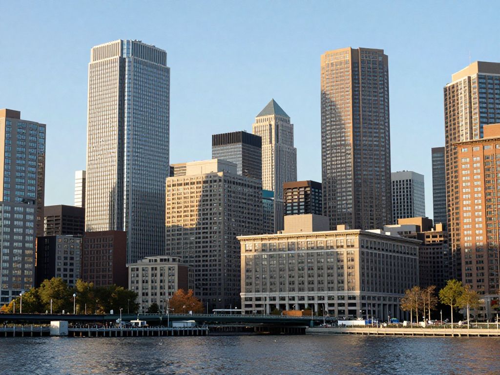 Boston skyline highlighting research and innovation.
