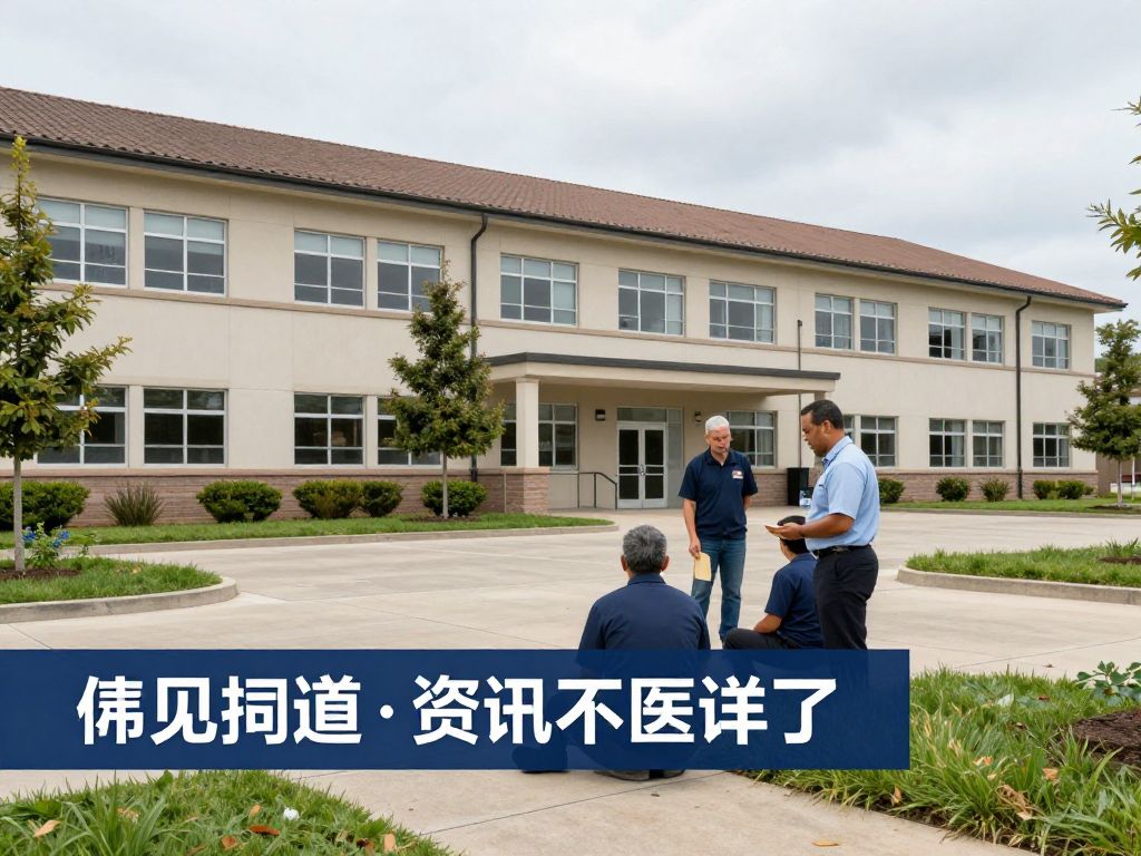 Interior of a residential re-entry center promoting rehabilitation and supervision.