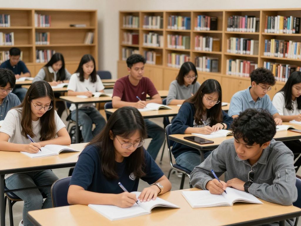 Students at Boston University engaging in academic programs