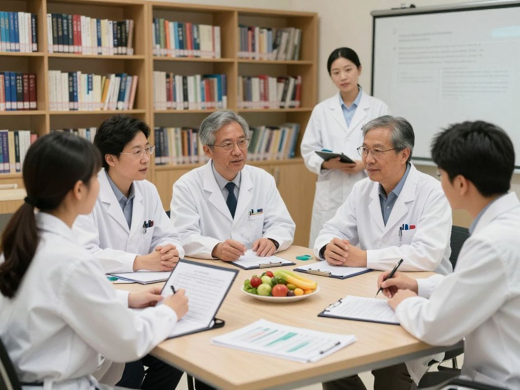 Nutrition experts at Boston University analyzing dietary guidelines