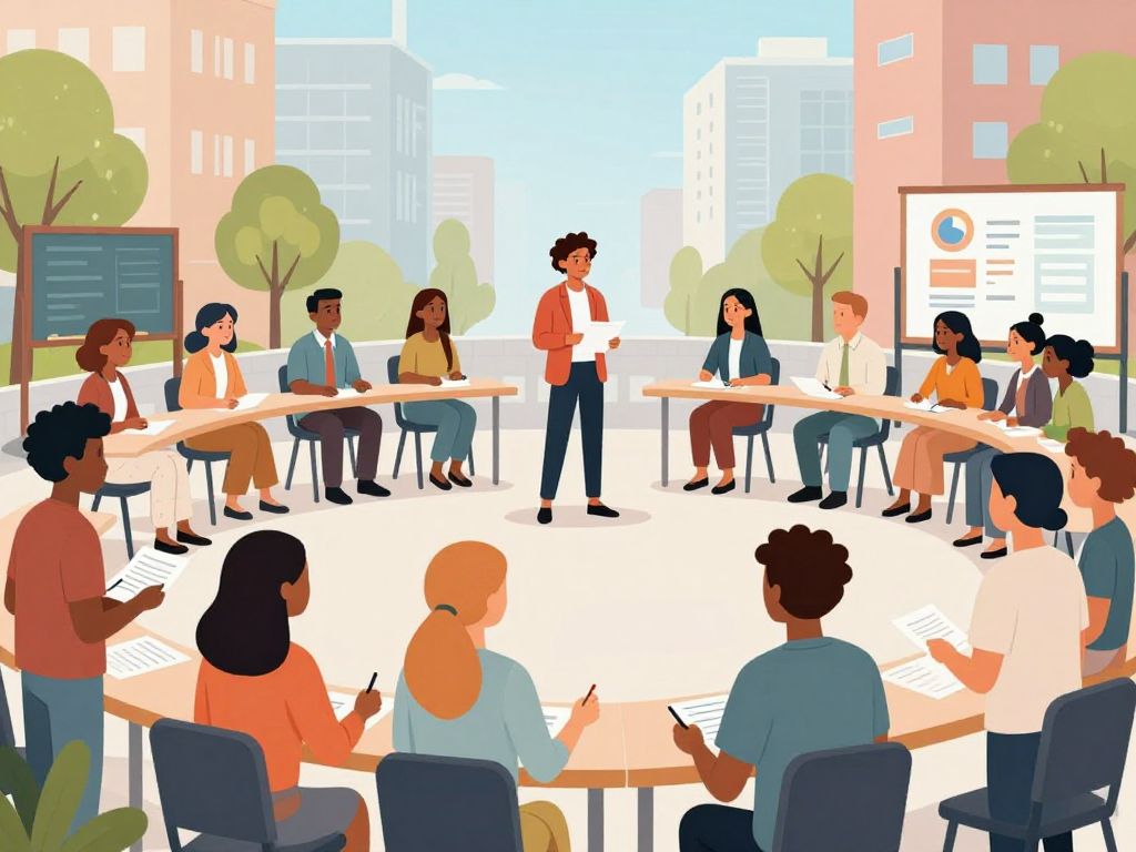 Diverse group participating in workforce development programs in Boston