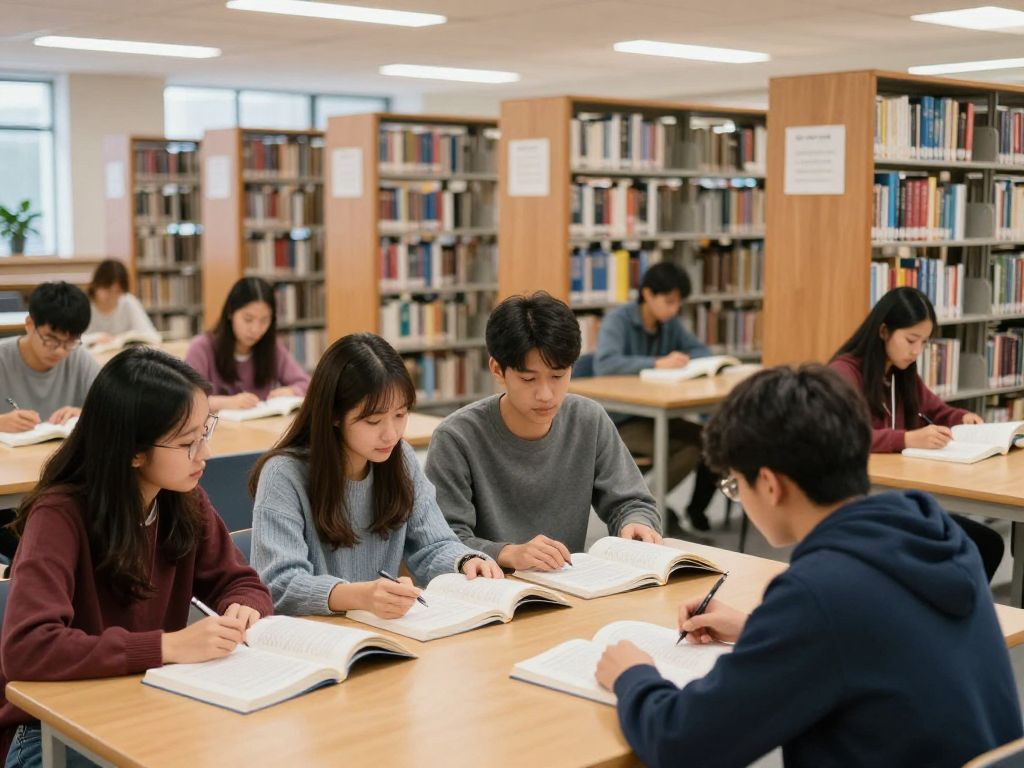 Students participating in the BU Common Read program at the library