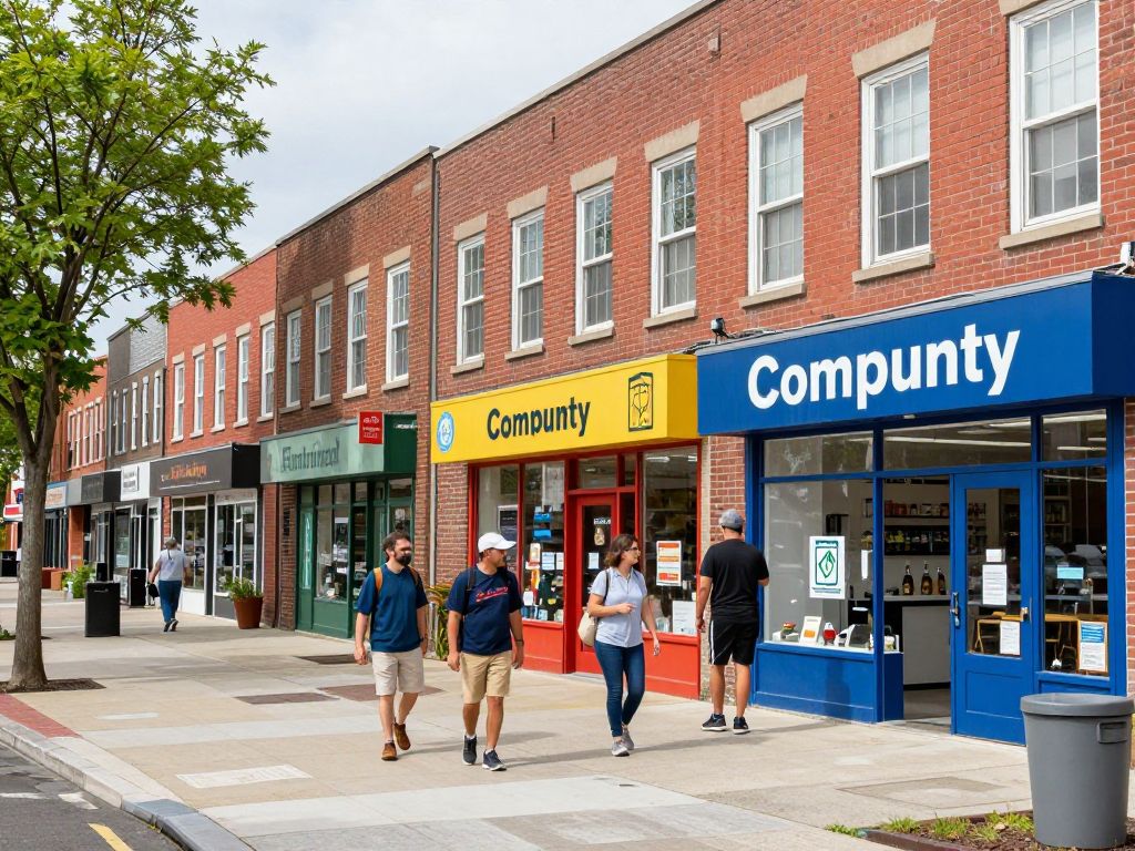 Residents engaging in community discussions about urban development