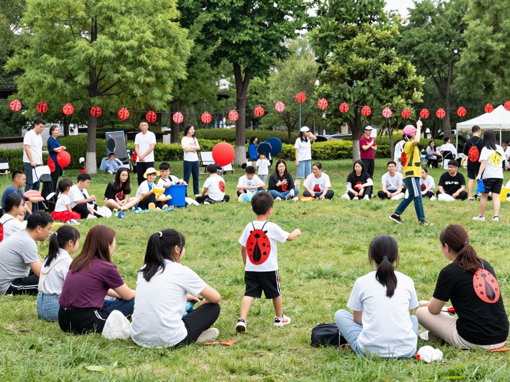 Community members participating in the 'We Love Bugs' event at McHale Complex.