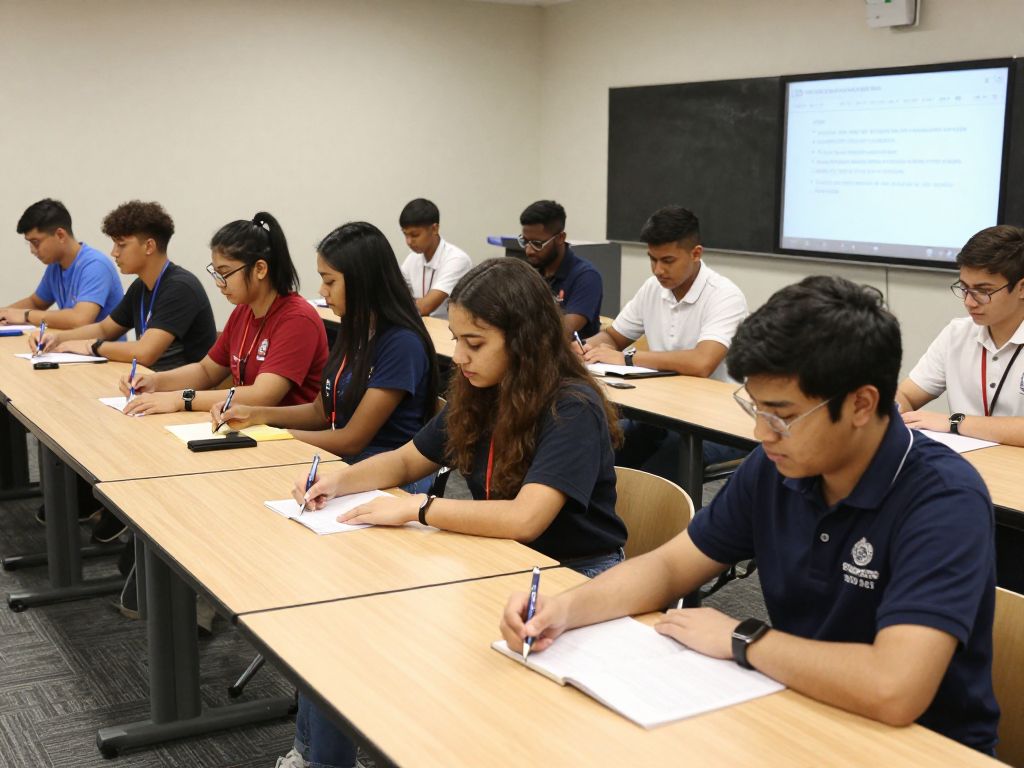 Students involved in Active Threat Safety Training at Emerson College