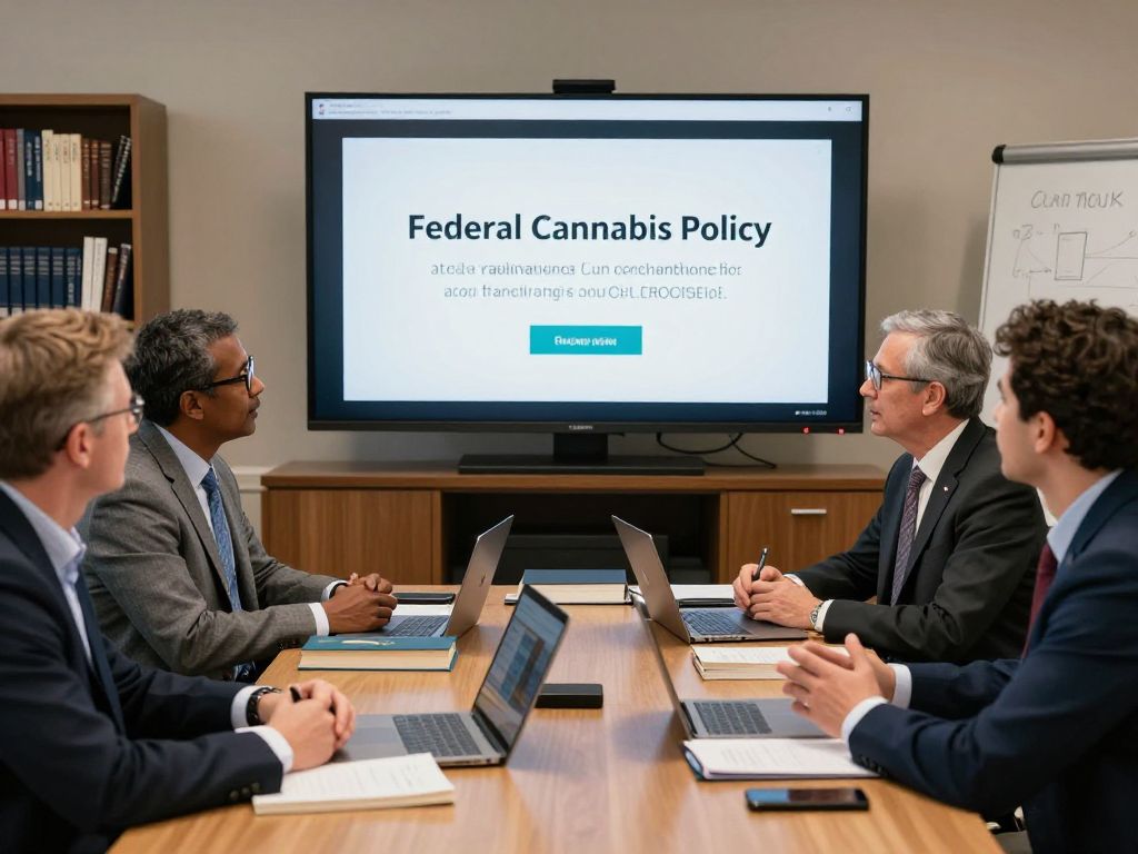 Virtual panel discussion at Harvard about federal cannabis rescheduling.