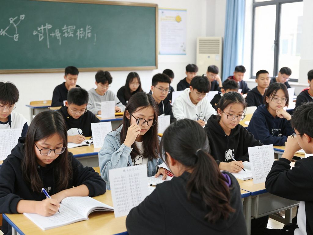 Students participating in a poetry recitation competition at Nantucket High School.