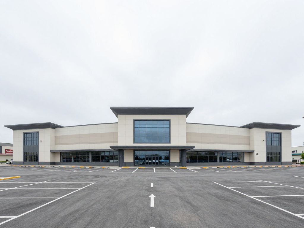 Exterior view of the South Shore Plaza in Braintree, Massachusetts, a large shopping mall.