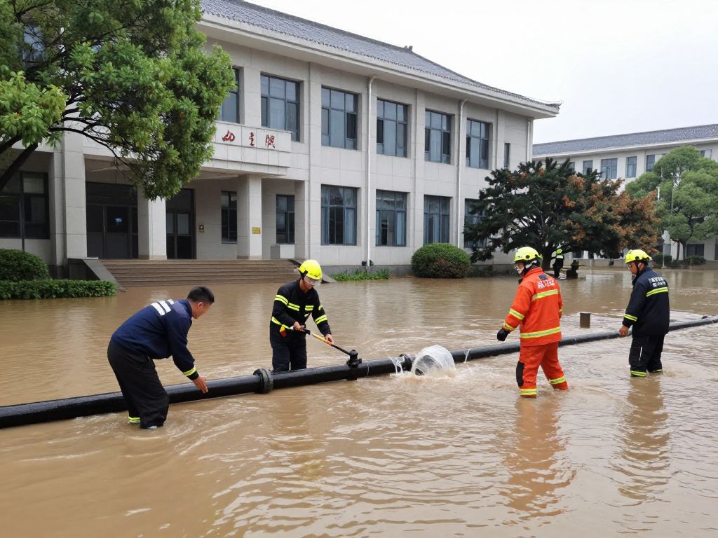 Flood damage at the UMass Boston residence hall