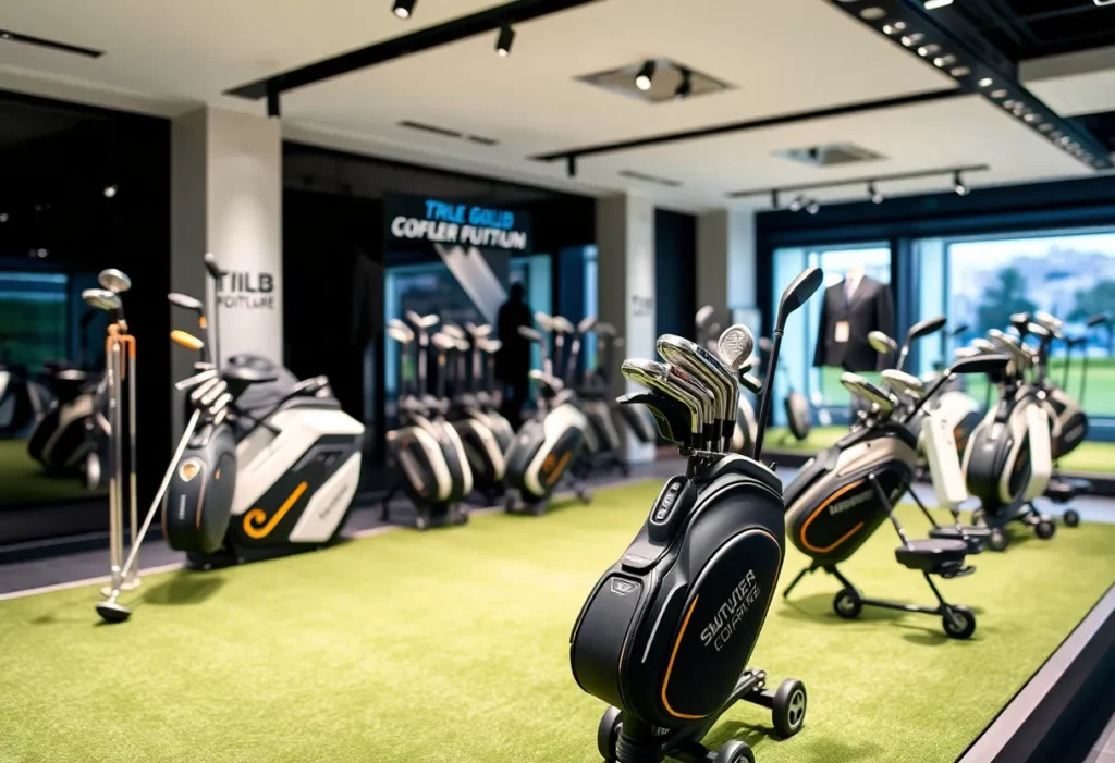 High-end golf equipment by McLaren Golf