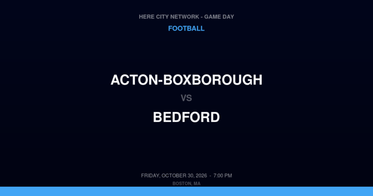 Acton-Boxborough at Bedford