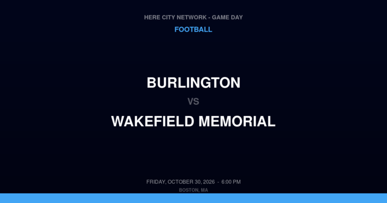 Burlington at Wakefield Memorial