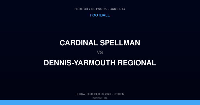 Cardinal Spellman 0, Dennis-Yarmouth Regional 34