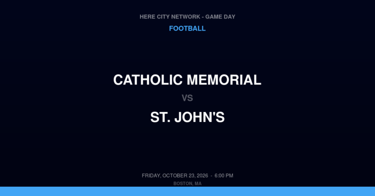 Catholic Memorial 7, St. John's 34