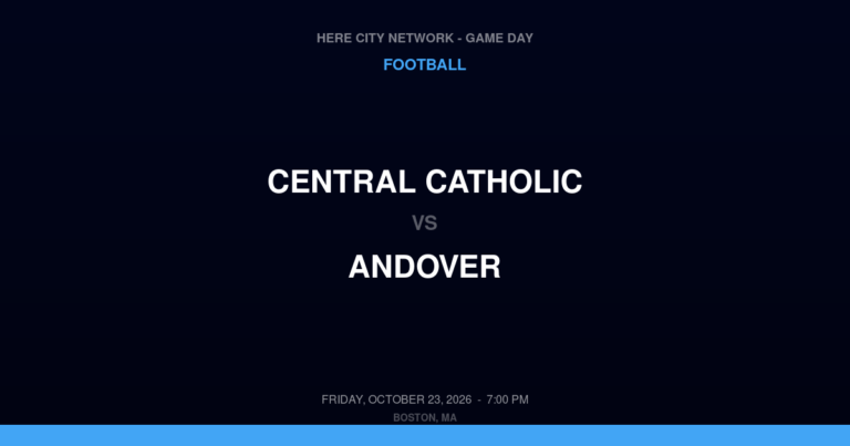 Central Catholic 42, Andover 24