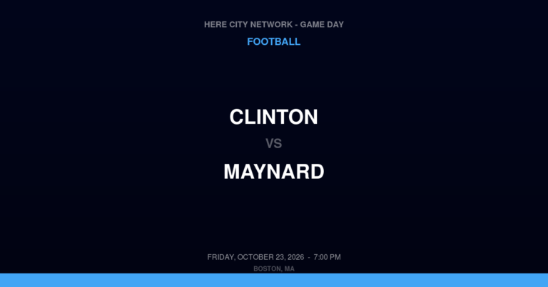 Clinton 6, Maynard 7