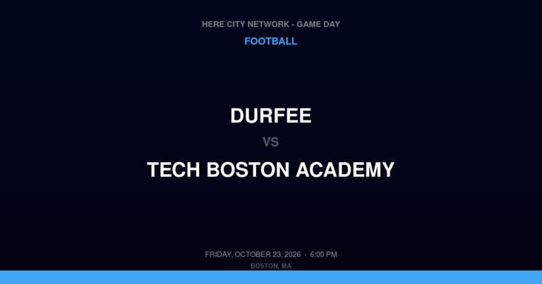 Durfee 35, Tech Boston Academy 13