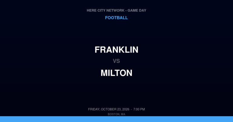 Franklin 6, Milton 41