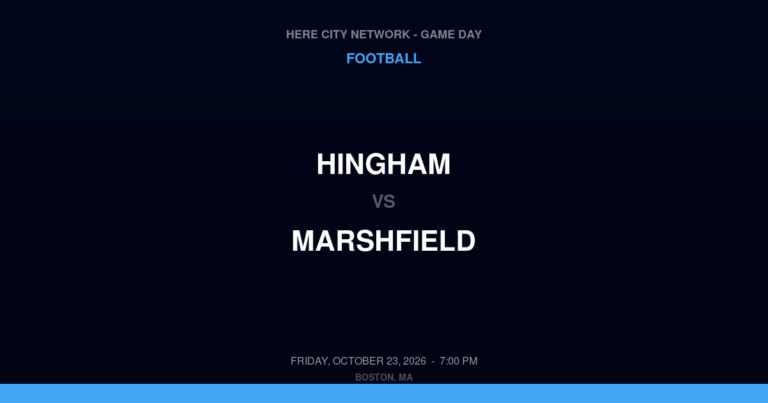 Hingham 21, Marshfield 44