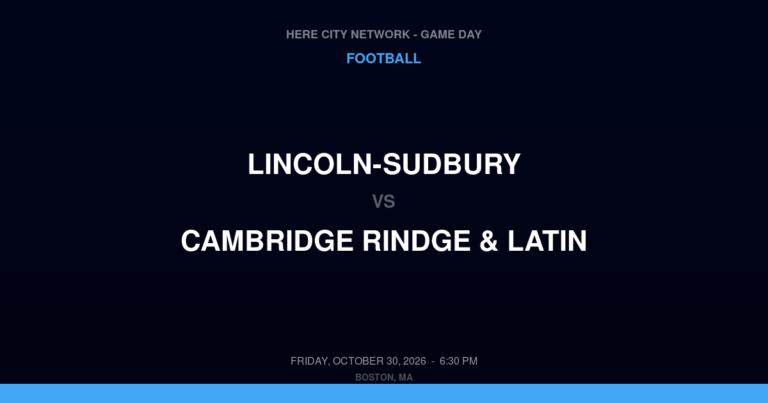 Lincoln-Sudbury at Cambridge Rindge & Latin