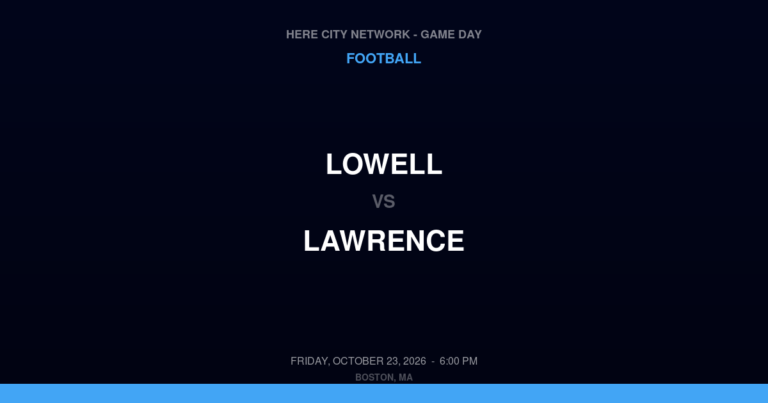 Lowell 46, Lawrence 0