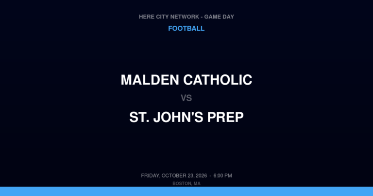 Malden Catholic 12, St. John's Prep 31