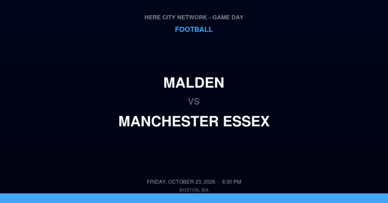 Malden 14, Manchester Essex 0