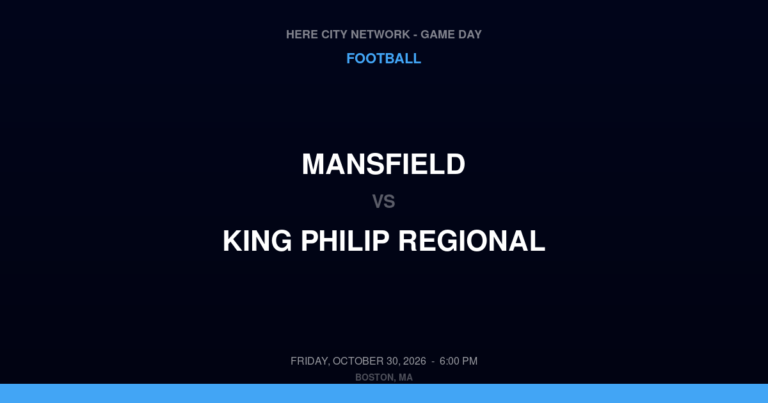Mansfield at King Philip Regional