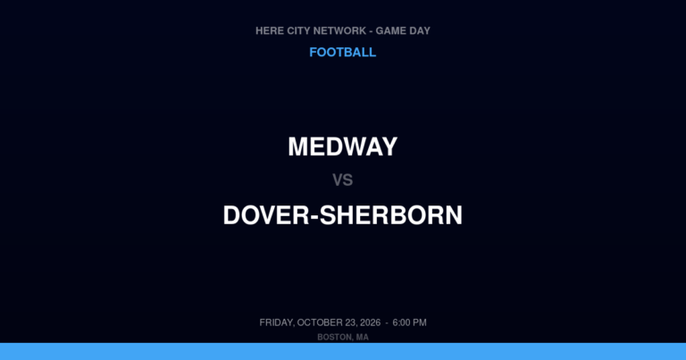 Medway 47, Dover-Sherborn 14