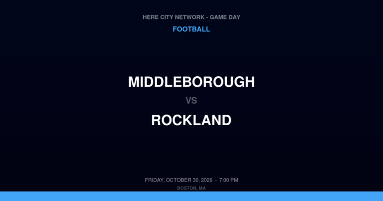 Middleborough at Rockland