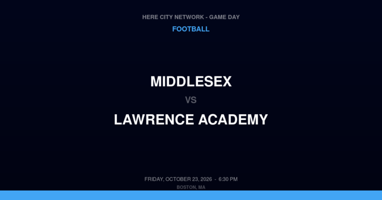 Middlesex 7, Lawrence Academy 36